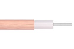 Semirigid Coax Cable 0.034 Diameter With Copper Outer Conductor