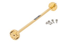 WR-10 仪表级直波导，6英寸，​UG-387/U-Mod圆盖法兰，​75 GHz ~ 110 GHz