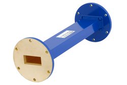 WR-137 商用级直波导，9英寸，UG-344/U法兰，5.85 GHz ~ 8.2 GHz