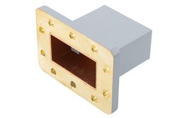 WR-229 波导负载，5 W，3.22 GHz~4.9 GHz，黄铜材质，CPR-229F法兰