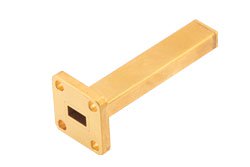 WR-28 波导负载，1 W，26.5 GHz~40 GHz，黄铜材质，UG 方盖法兰