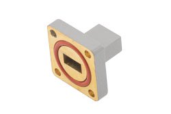 WR-34 波导负载，1 W，19.6 GHz~21.2 GHz，黄铜材质，UG 方盖法兰