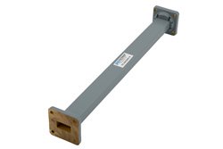 WR-62 Commercial Grade Straight Waveguide Section 9 Inch Length with UG-419/U Flange Operating from 12.4 GHz to 18 GHz