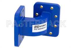 WR-90 Commercial Grade Waveguide E-Plane with CPR-90G Flange Operating from 8.2 GHz to 12.4 GHz