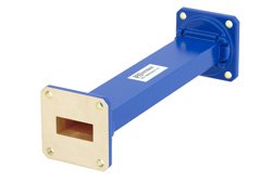 WR-90 商用级直波导，6英寸，UG-39/U法兰，8.2 GHz ~ 12.4 GHz