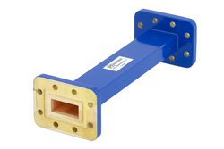 WR-90 商用级直波导，6英寸，CPR-90G法兰，8.2 GHz ~ 12.4 GHz