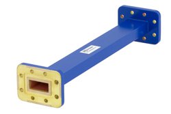WR-90 商用级直波导，9英寸，CPR-90G法兰，8.2 GHz ~ 12.4 GHz