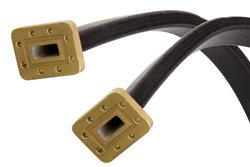 WR-90 可扭软波导，36英寸，CPR-90G 法兰，工作频率8.2 Ghz至12.4 GHz