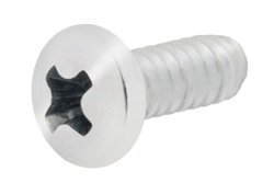 4-40 Stainless Steel Screw 0.25 Inch Long Phillips in 100 Each Packages