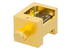 Waveguide Down Converter Mixer WR-28 From 26.5 GHz to 40 GHz, IF From DC to 18 GHz And LO Power of +13 dBm, UG-599/U Flange, Ka Band