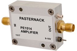 10 dBm P1dB, 10 MHz to 3 GHz, Gain Block Amplifier, 12 dB Gain, 5.5 dB NF, SMA