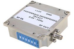 12 dBm P1dB, 50 MHz to 1,000 MHz, Gain Block Amplifier, 21 dB Gain, 3.5 dB NF, SMA