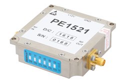 15 dBm P1dB, 2 GHz to 6 GHz, Gain Block Amplifier, 26 dB Gain, 3 dB NF, SMA