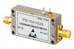 40 dB Gain, 0.7 dB NF, 12 dBm P1dB, 1.2 GHz to 1.6 GHz, Low Noise Amplifier, SMA