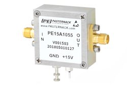 3 dB NF Low Noise Amplifier, Operating from 0.01 MHz to 1.4 GHz with 42 dB Gain, 19 dBm P1dB and SMA