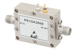 28 dBm Psat, 2 GHz to 24 GHz, Medium Power Broadband Amplifier, 12 dB Gain, 35 dBm IP3, 4 dB NF, 2.92mm