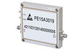 1 Watt P1dB, 6 GHz to 18 GHz, Medium Power Broadband Amplifier, 30 dB Gain, SMA