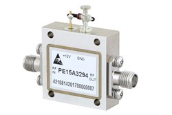 2.5 dB NF, 10 dBm P1dB, 6 GHz to 18 GHz, Low Noise Broadband Amplifier, 30 dB Gain, SMA