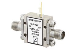 4 dB NF, 12 dBm P1dB, 18 GHz to 40 GHz, Low Noise Broadband Amplifier, 32 dB Gain, 2.92mm