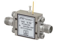 52 dB Gain, 3.3 dB NF, 12 dBm P1dB, 26.5 GHz to 40 GHz, Low Noise Broadband Amplifier, 2.92mm