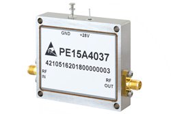 2 Watt Psat, 500 MHz to 6 GHz, Medium Power Broadband Amplifier, 24 dB Gain, SMA