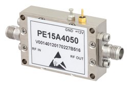 22 dBm Psat, 26.5 GHz to 40 GHz, Medium Power Amplifier, 2.92mm Input, 2.92mm Output, 35 dB Gain, 28 dBm IP3, 4.5 dB NF