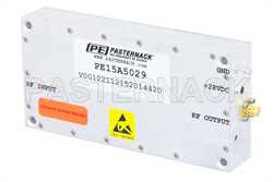 44 dB Gain, 8 Watt Psat, 0.5 MHz to 500 MHz, High Power LDMOS Amplifier, SMA Input, SMA Output, 42 dBm IP3, Class A/AB
