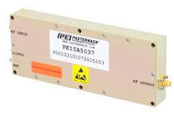 44 dB Gain, 8 Watt Psat, 1 GHz to 3 GHz, High Power GaAs Amplifier, SMA Input, SMA Output, 48 dBm IP3, Class AB