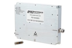 高功率氮化镓（GaN）放大器，增益53 dB，饱和功率200瓦，1 GHz~2 GHz，SMA输入，N型输出，AB类