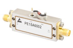 60 dB Gain, 19 dBm Psat, 1 GHz to 2 GHz, Limiting Amplifier, -40 to 10 dBm Pin, SMA