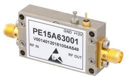 输入保护型低噪声放大器，增益 40 dB，IP3 31.5 dBm，NF 1.5 dB，P1dB 17 dBm，10 MHz ~ 1,000 MHz，SMA