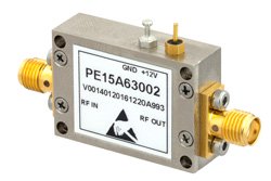 输入保护型低噪声放大器，IP3 39 dBm，NF 1.6 dB，P1dB 22 dBm，30 MHz ~ 1.5 GHz，增益 25 dB，SMA