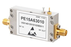 低噪声放大器，IP3 20 dBm，NF 0.8 dB，P1dB 8 dBm，3.1 GHz ~ 3.5 GHz，增益 28 dB，SMA