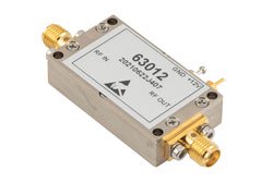宽带低噪声放大器，1 KHz~1000 MHz，增益 40 dB，噪声系数 1 dB，+12V，SMA