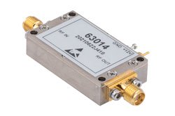 宽带低噪声放大器，1 KHz~1000 MHz，增益 60 dB，噪声系数 1 dB，+12V，SMA