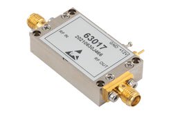 输入保护低噪声放大器，20 MHz~3000 MHz，射频输入功率 1 瓦，增益 30 dB，噪声系数 1.7 dB，12V，SMA