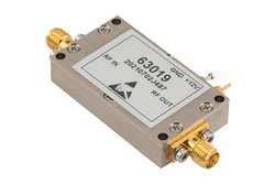 输入保护低噪声放大器，2 GHz~6 GHz，射频输入功率 1 瓦，增益 40 dB，1.2 dB噪声系数，12V，SMA