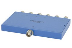 50 Ohm 6 Way BNC Power Divider From 1 MHz to 175 MHz Rated at 1 Watts