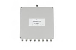 8 Way SMA Power Divider from 500 MHz to 2 GHz Rated at 30 Watts