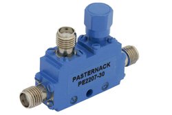 Directional 30 dB SMA Coupler From 12.4 GHz to 18 GHz Rated to 50 Watts