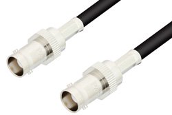 BNC Female to BNC Female Cable 12 Inch Length Using RG58 Coax