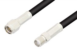 SMA Male to SMA Female Cable 12 Inch Length Using RG58 Coax