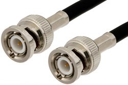 BNC Male to BNC Male Cable Using 93 Ohm RG62 Coax