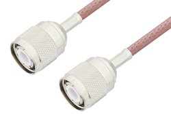 HN Male to HN Male Cable 36 Inch Length Using RG142 Coax, RoHS