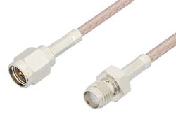 SMA Male to SMA Female Cable 60 Inch Length Using 75 Ohm RG179 Coax