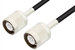 SC Male to SC Male Cable 24 Inch Length Using RG58 Coax