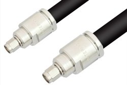 SMA Male to SMA Male Cable 60 Inch Length Using RG214 Coax, RoHS