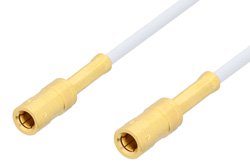 SSMB Plug to SSMB Plug Cable 36 Inch Length Using RG196 Coax, RoHS