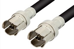 GR874 Sexless to GR874 Sexless Cable 12 Inch Length Using RG214 Coax, RoHS