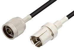 N Male to GR874 Sexless Cable 72 Inch Length Using RG223 Coax